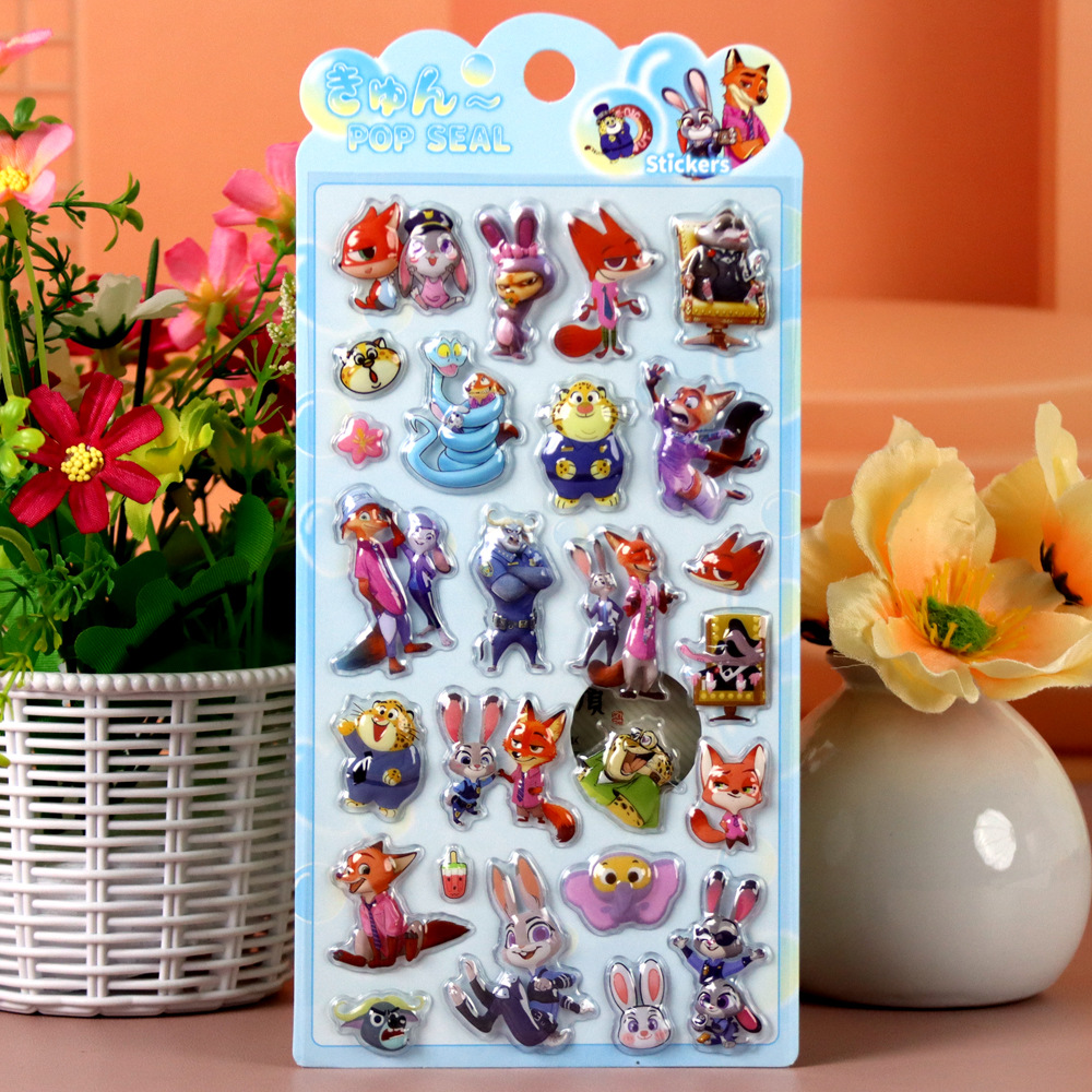 Zootopia 3D Embossed Stickers, - огляд і ціна Zootopia Party Games