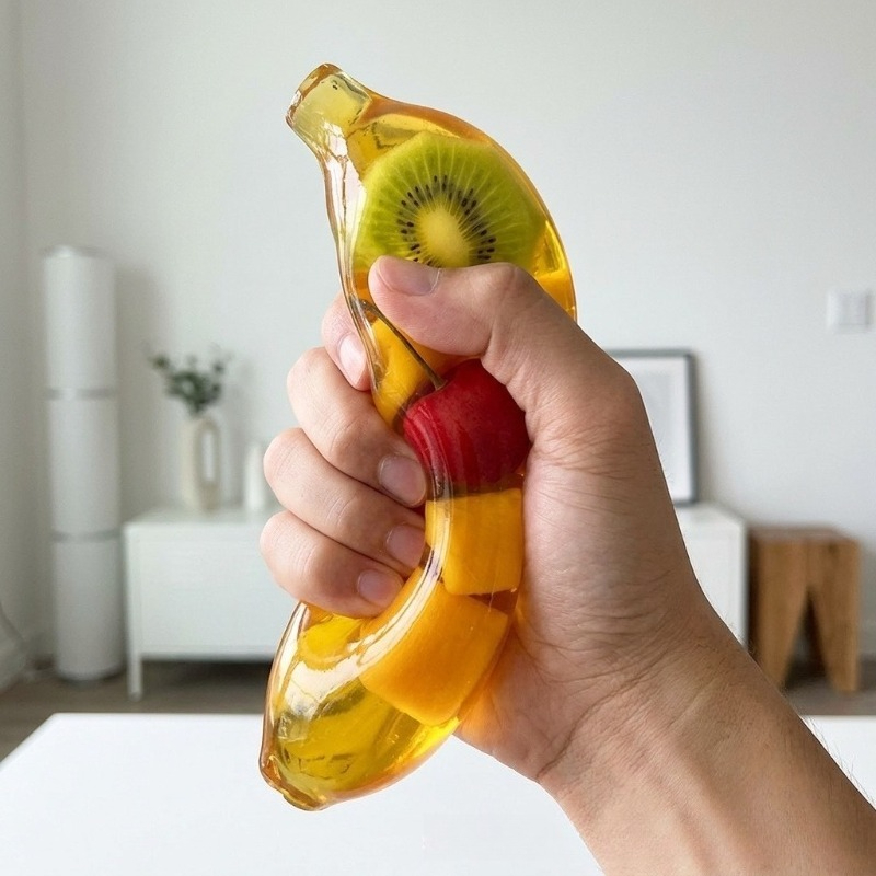 Fruit Banana Jelly Squishy Toy - огляд і ціна Party Games Event
